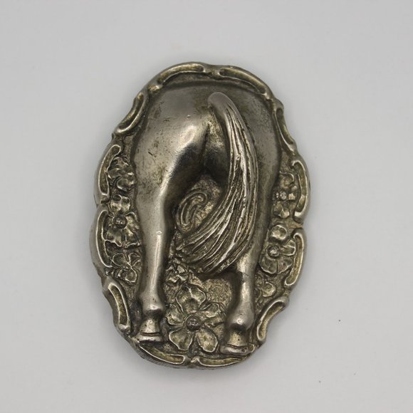 Vintage Other - Vintage Horses' Butt Belt Buckle